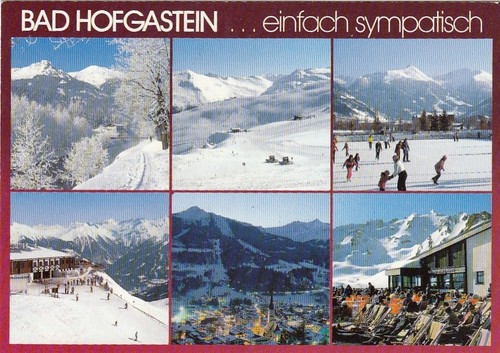 Bad hofgastein mehrbildkarte - bad,