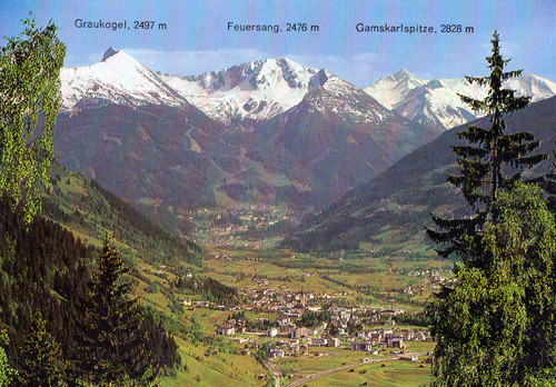 Ansichtskarte bad hofgastein - ansichtskarte,