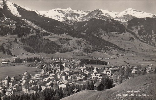 Bad hofgastein panorama - bad, gl1954