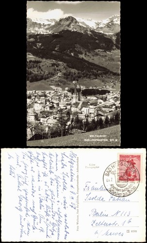 Ansichtskarte bad hofgastein - ansichtskarte,