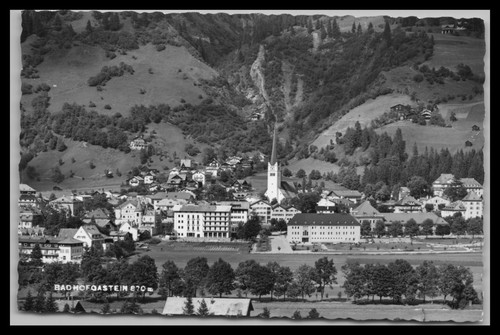 Ansichtskarte bad hofgastein - ansichtskarte,