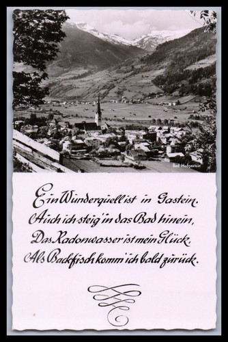 Ansichtskarte bad hofgastein - bad,