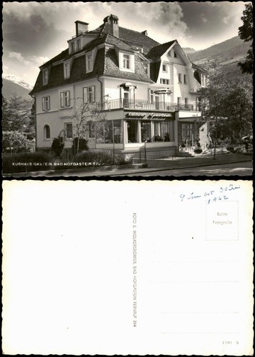Ansichtskarte bad hofgastein - bad,