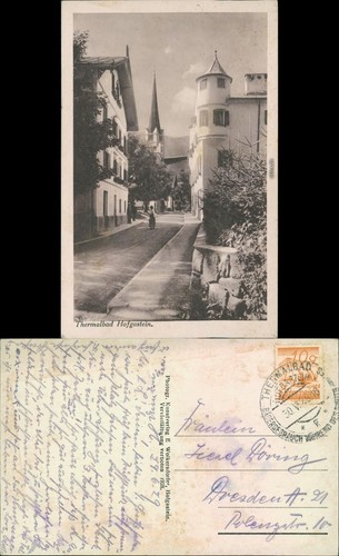 Ansichtskarte bad hofgastein - ansichtskarte,