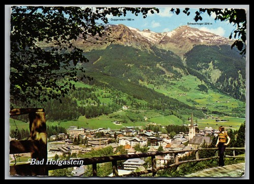 Ansichtskarte bad hofgastein - ansichtskarte,