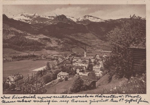 Alte ansichtskarte hofgastein - alte,