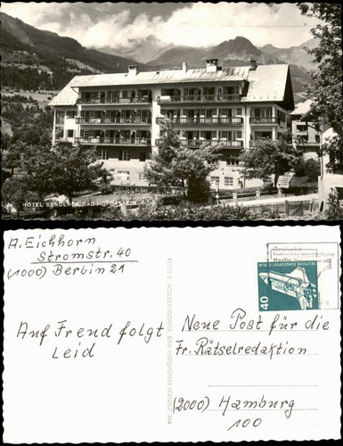 Ansichtskarte bad hofgastein - bad,