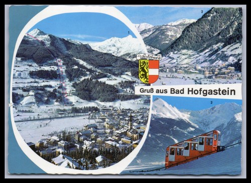 Ansichtskarte bad hofgastein - ansichtskarte,