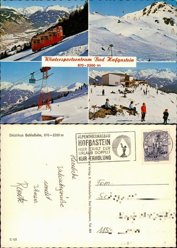 Bad hofgastein mehrbild - bad, mehrbild-ak