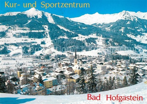 Hofgastein bad winterpanorama - bad,