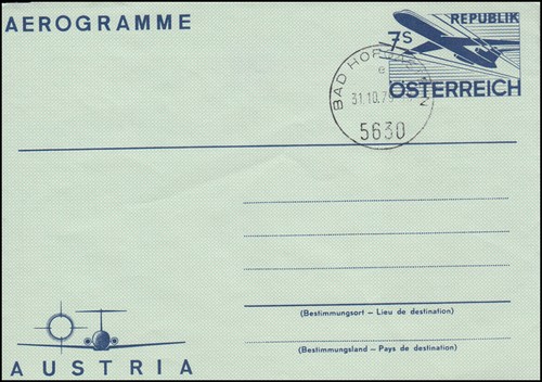 österreich aerogramme 18 - Österreich,