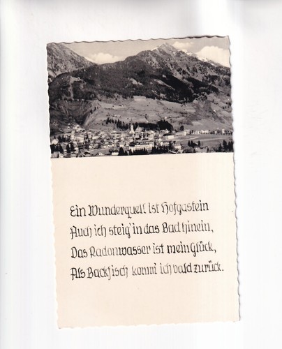 F8546 hofgastein salzburg - hofgastein, -salzburg