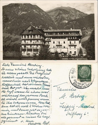 Ansichtskarte bad hofgastein - bad,