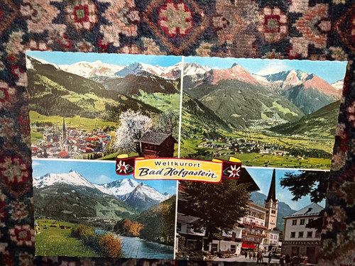 Ansichtskarte bad hofgastein - ansichtskarte,